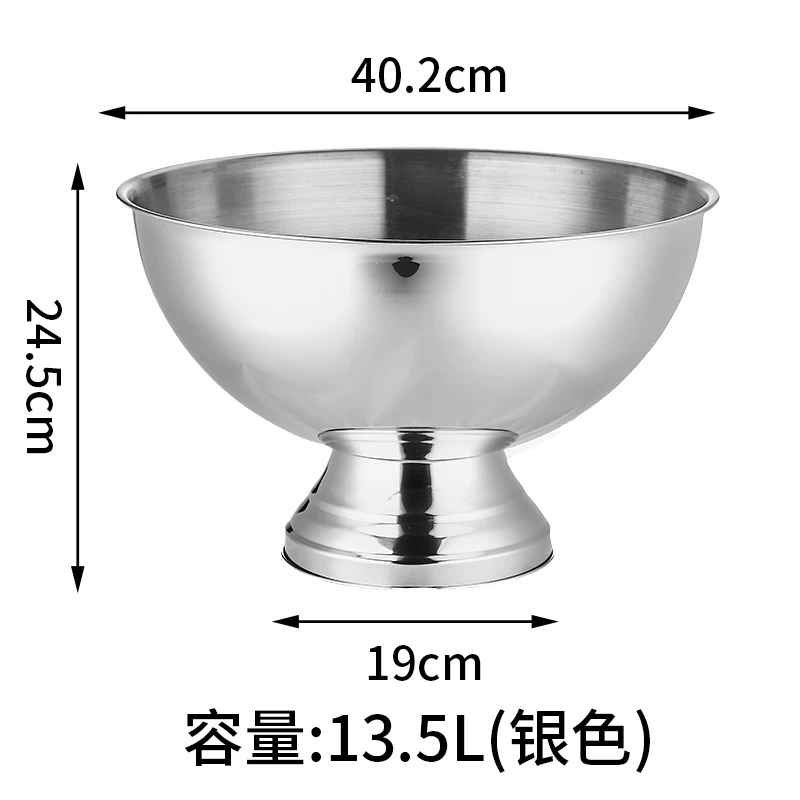 Large Stainless Steel Ice Buck - Wine Beer Glass Set review and price