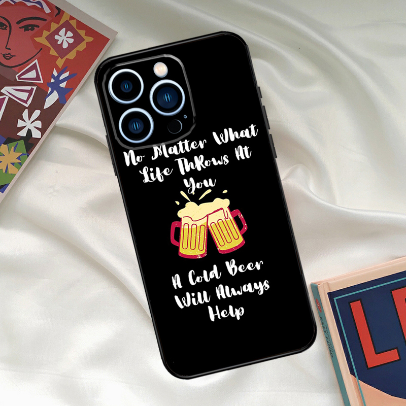 Drink Beer Red Wine Phone Case - Wine Plus Beer review and price