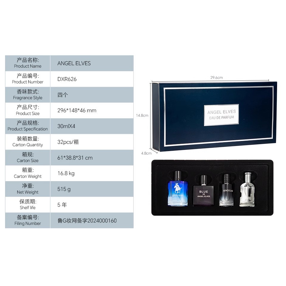 Men's Cologne Set 4 In 1 Set,  - Wine&Beer Mouton review and price