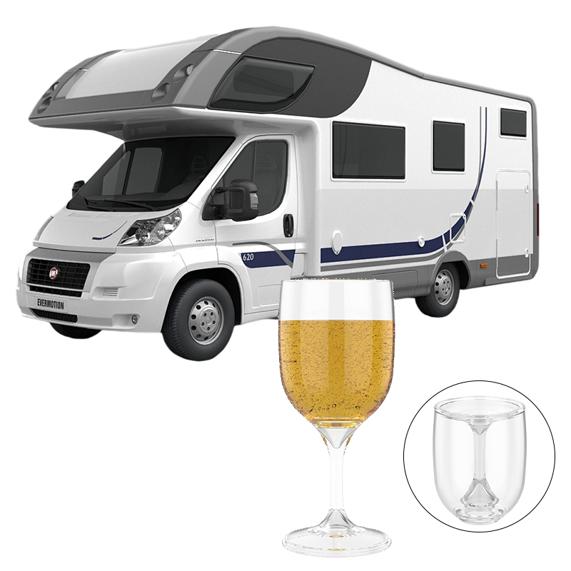 Folding Wine Glass Transparent - Wine & Beer Guayaquil review and price