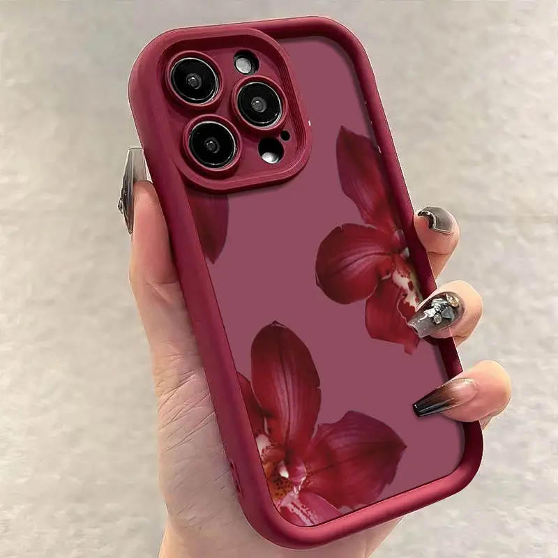Wine Red Orchid Flower Pattern - Wine & Beer Guayaquil review and price